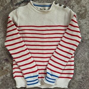 Mini Boden Nautical striped sweater size 7-8